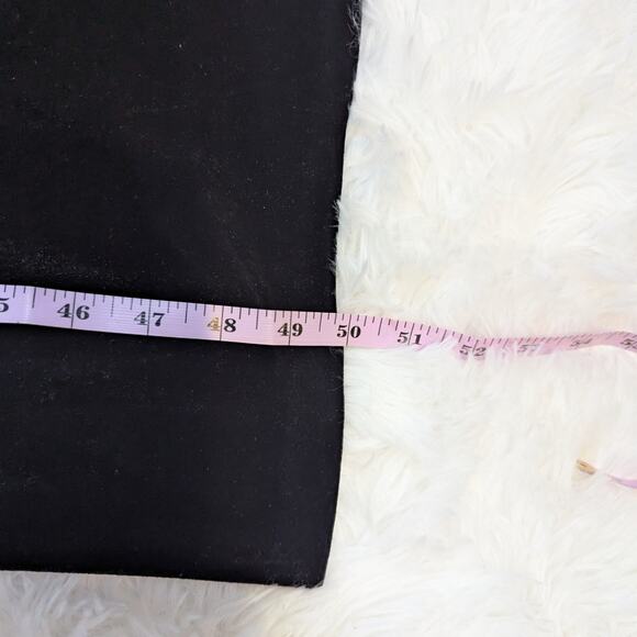 90s Vintage Velvet Short Sleeve Midi Formal Dress Gown With Chiffon Scarf Black - Picture 6 of 16